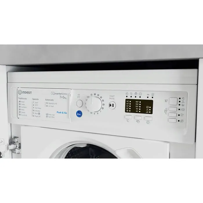 Indesit BIWDIL75148UK 7kg/5kg Integrated Washer Dryer