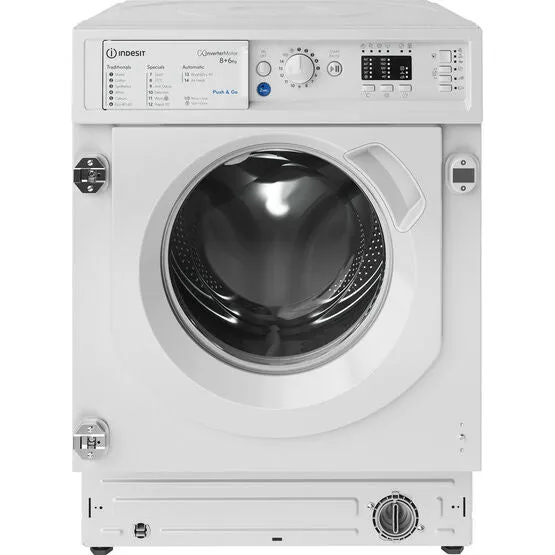 Indesit BIWDIL861485 8kg/6kg1400 Integrated Spin Washer Dryer