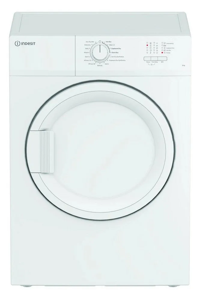Indesit CYDA81WWGLUK 8kg Vented Tumble Dryer