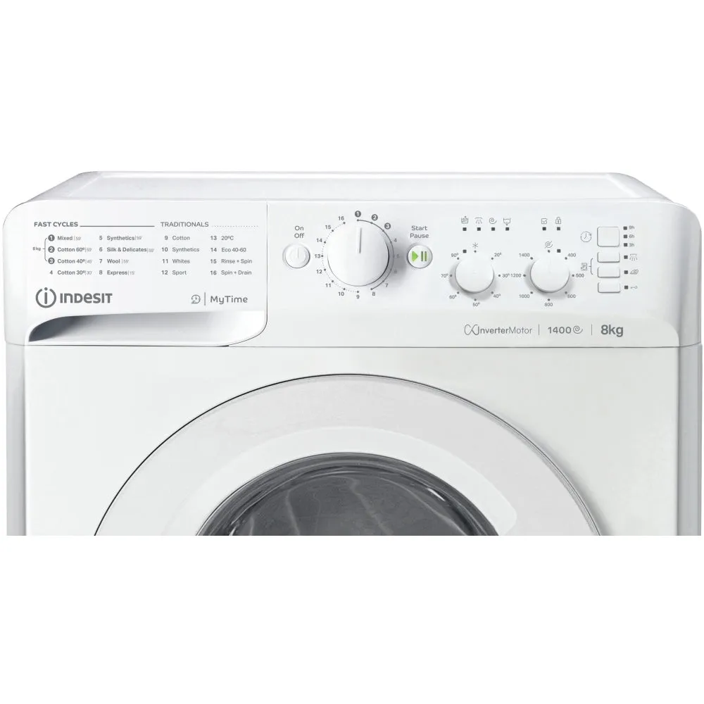 Indesit MTWC 81495 W UK 8kg 1400 Spin Washing Machine