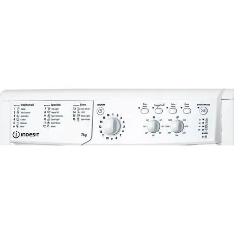 Indest  IWC71252WUKN 7Kg Freestanding Washing Machine