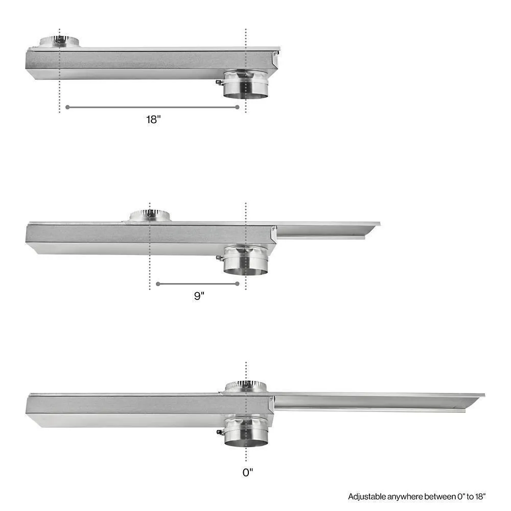 Kitchenaid 4396037RP Dryer Telescoping Vent Periscope
