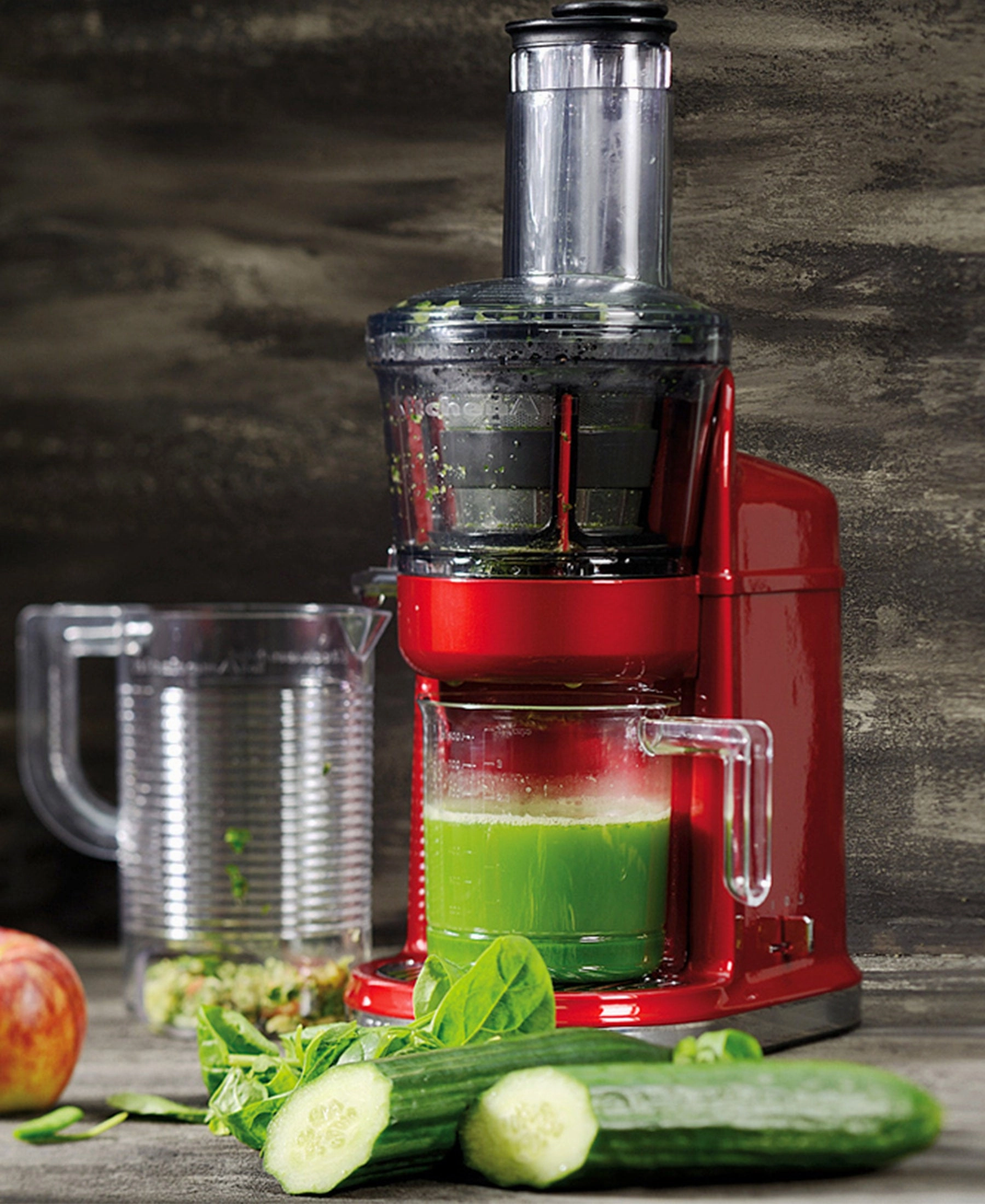 KitchenAid Maximum Extraction Juicer - Candy Apple Red