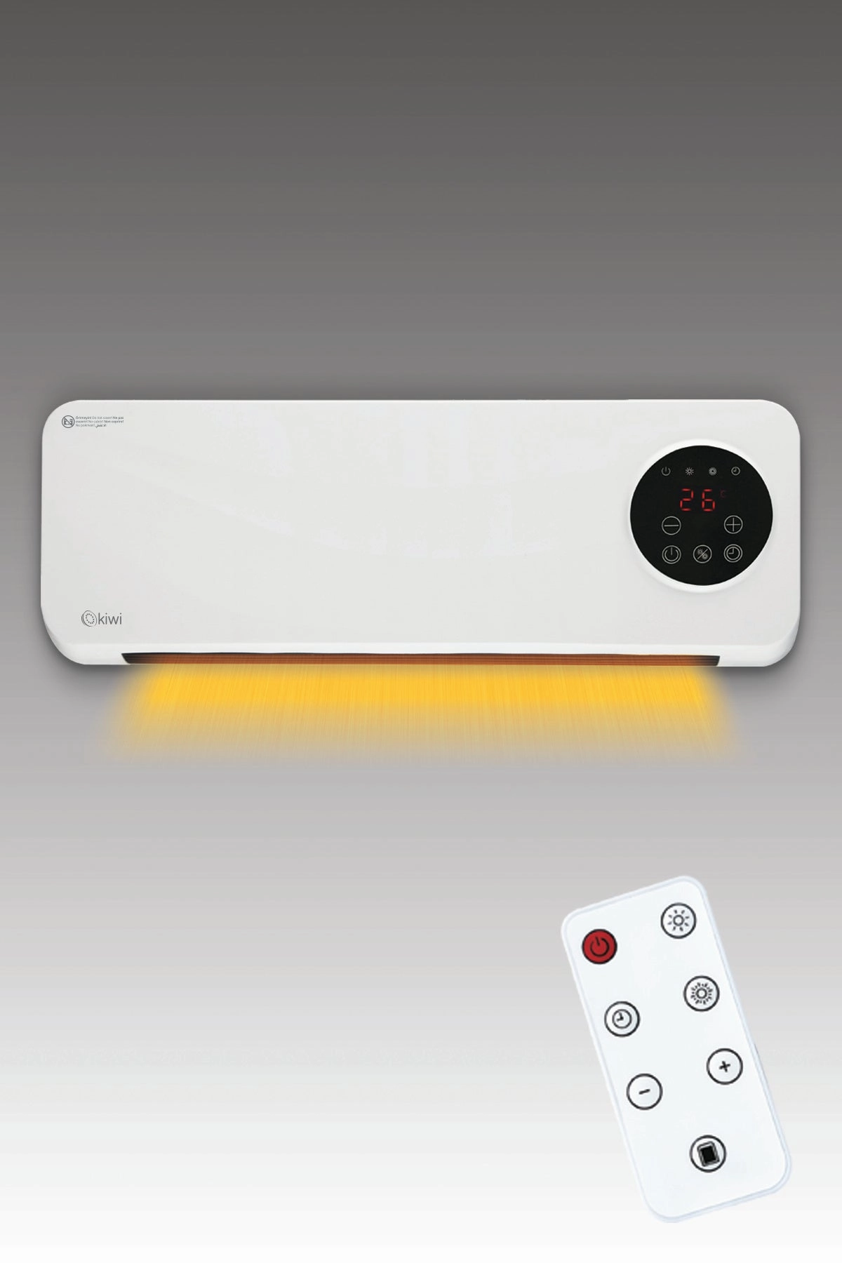 Kiwi Bathroom Heater | 1000W - 2000W | Remote Control | LED Display