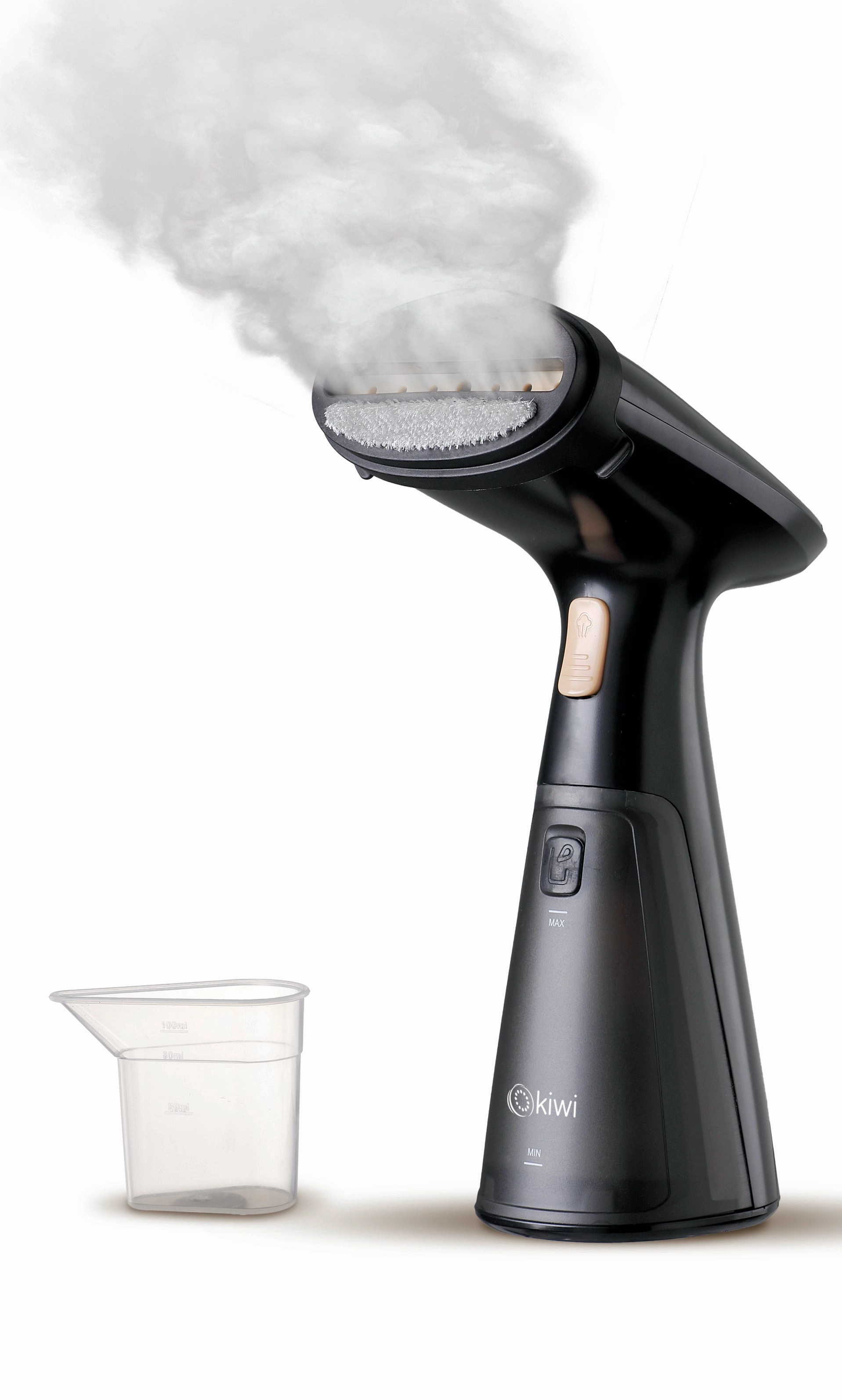 Kiwi Portable Garment Steamer | Automatic and continuous powerful steam | 120ml Capacity | Steam Button Lock