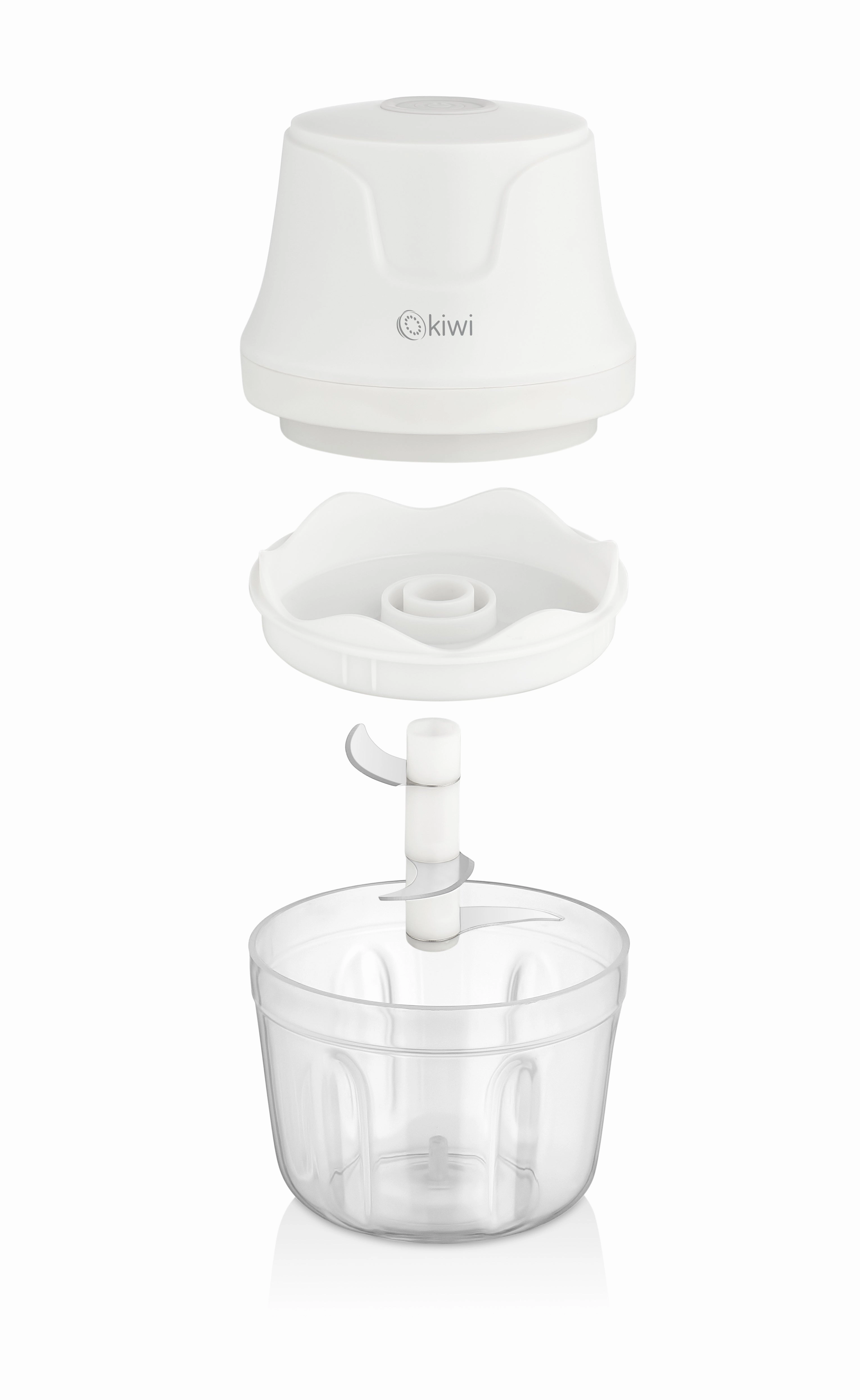 Kiwi Rechargeable Grinder | 3 Wings Blade | Fast Speed | 350ml Bowl Capacity