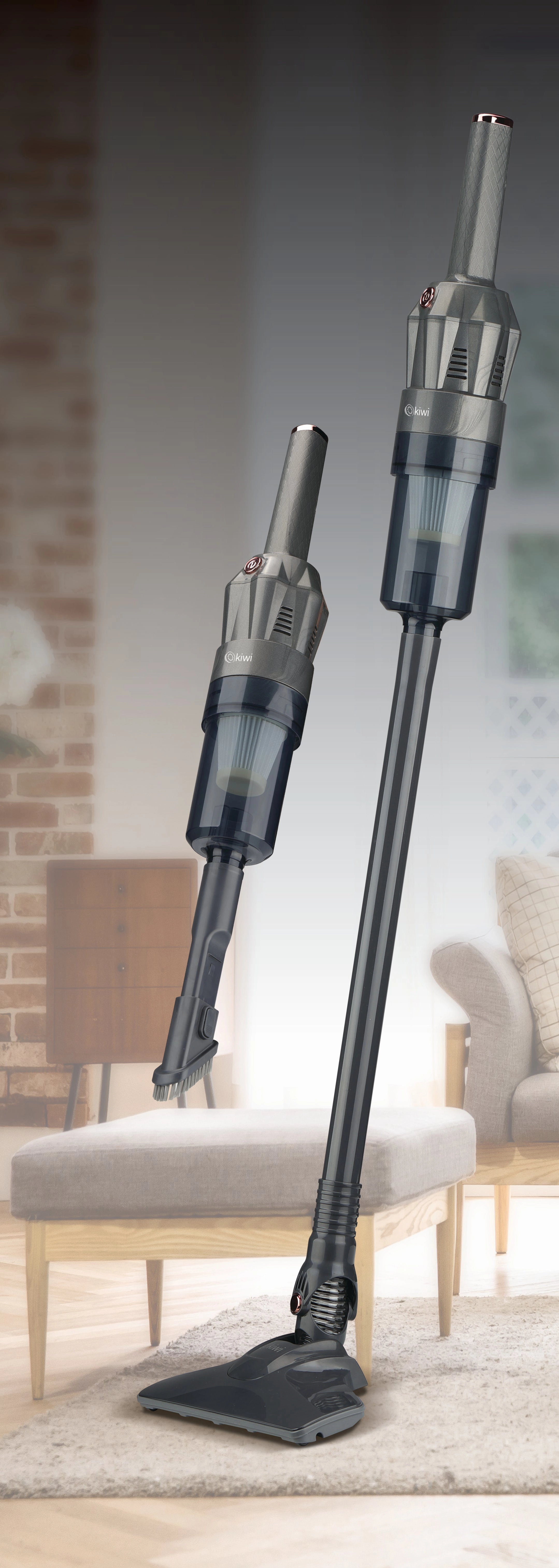 Kiwi Vertical Vacuum Cleaner | 400W | 1L Dust Capacity | 5 meters Cord Length