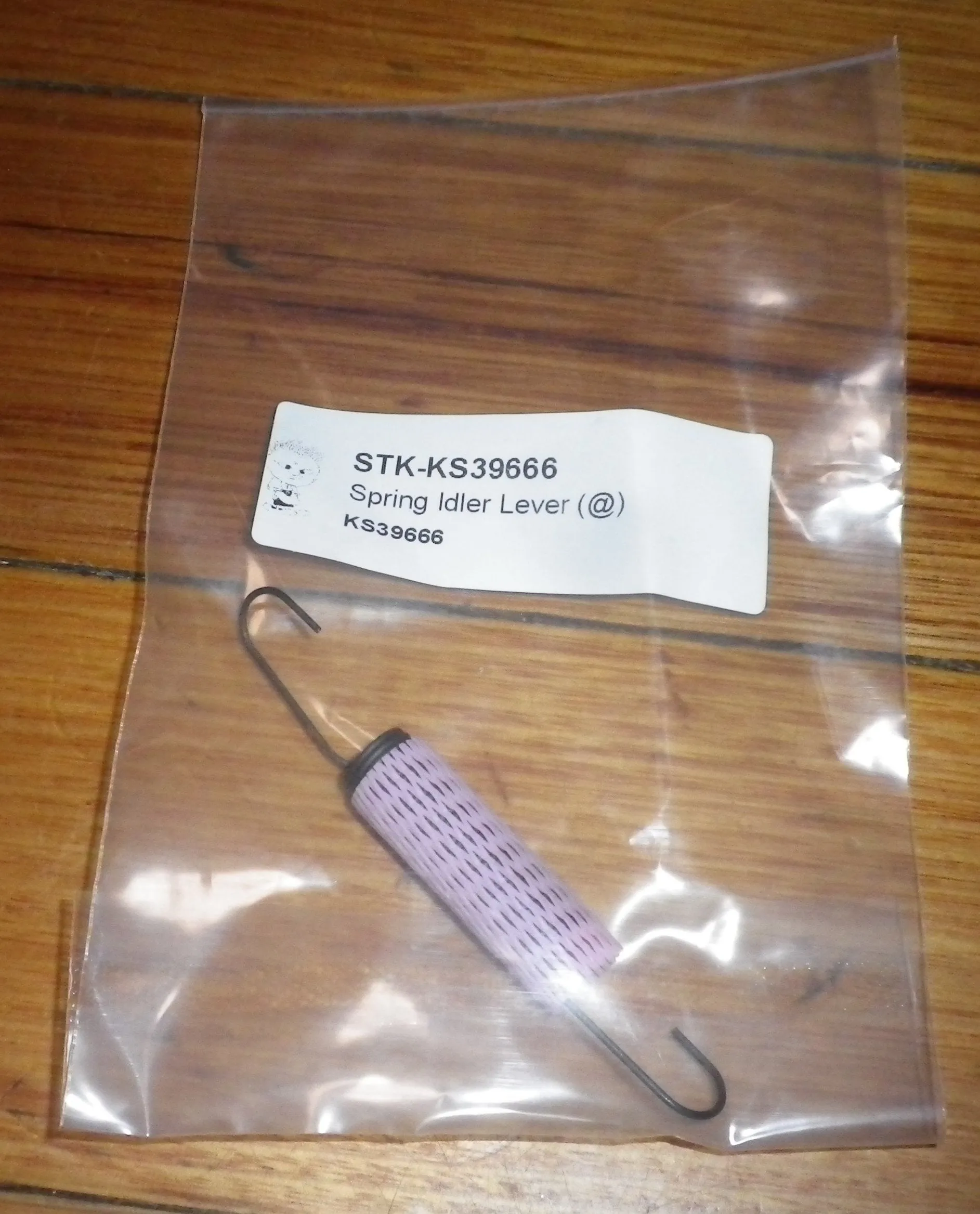 Kleenmaid LWK Series Washing Machine Motor Belt Idler Tension Spring - Part # KS39666