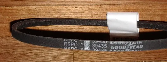 Kleenmaid LWK23, LWK24, LWK73, LWK74 Main Drive Belt - Part # KS39435, 39435