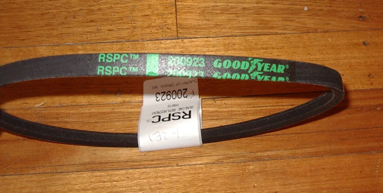 Kleenmaid LWK24, LWK74 Main Drive Belt - Part # KS200923, 200923