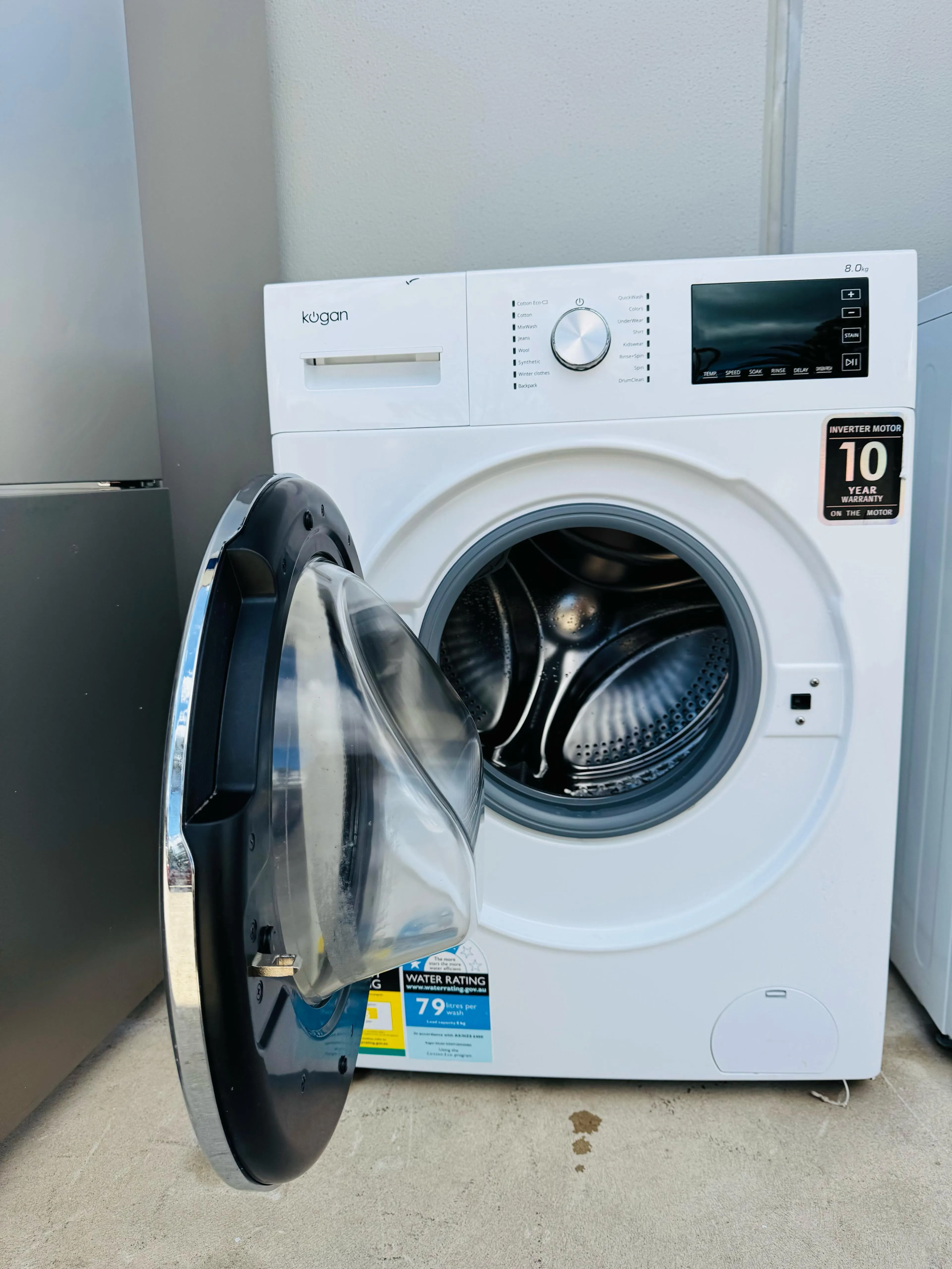 **KOGAN 8KGS FRONT LOADER WASHING MACHINE**