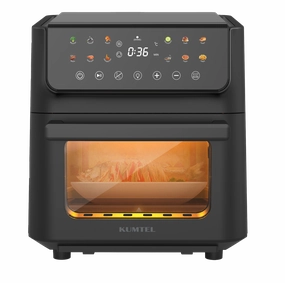 Kumtel Air Fryer Oven 1800W | Adjustable Temp Up to 200C, 60 Min Timer, Multi-functional