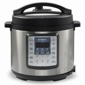 Kumtel Electric Pressure Cooker HPC-01 | 1000W, 5.7L Capacity, Auto Cook Programs