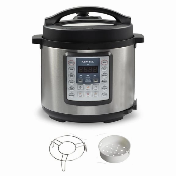 Kumtel Electric Pressure Cooker HPC-01 | 1000W, 5.7L Capacity, Auto Cook Programs