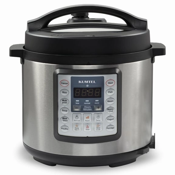 Kumtel Electric Pressure Cooker HPC-01 | 1000W, 5.7L Capacity, Auto Cook Programs