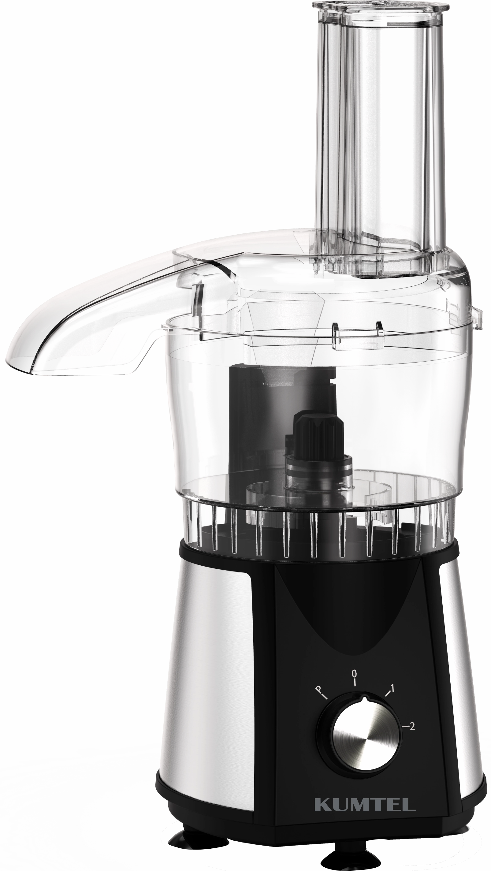 Kumtel Food Processor 350W | 500ml Capacity, Slicing, Shredding, Tritan Blender