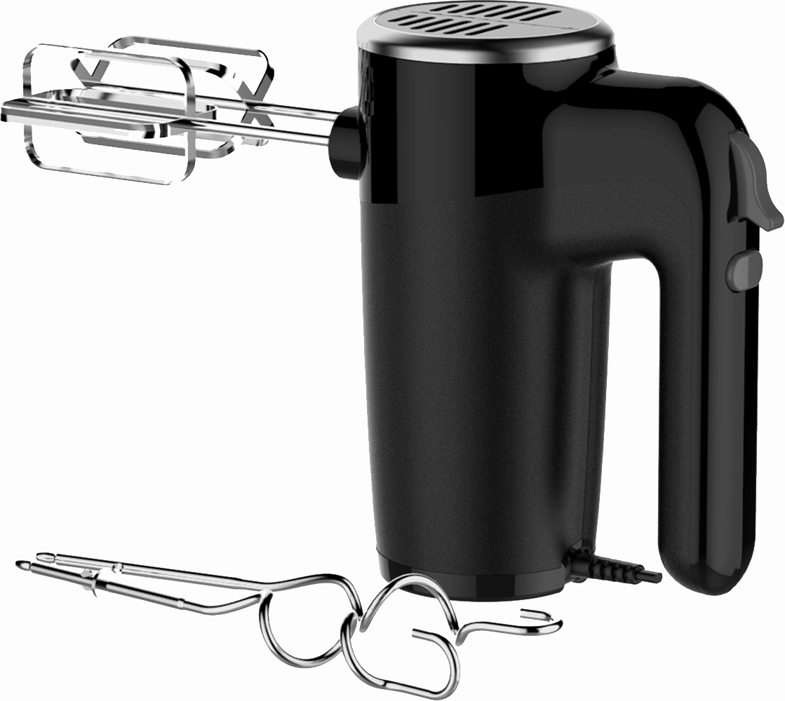 Kumtel Hand Mixer | 6 Speeds with Turbo Function | 300 Watt | 2 Flat Beaters, 2 Dough Hooks