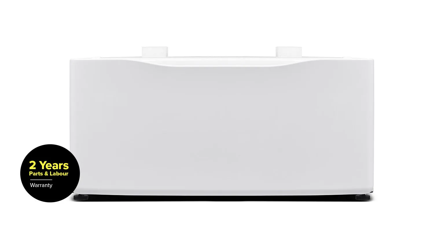 L2 White 27" Laundry Pedestal and Storage Drawer for L2 Front-Load Washer and Dryer - TLP1WW