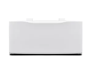 L2 White 27" Laundry Pedestal and Storage Drawer for L2 Front-Load Washer and Dryer - TLP1WW