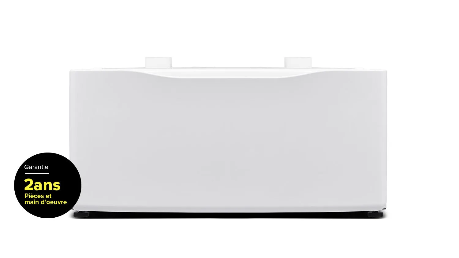 L2 White 27" Laundry Pedestal and Storage Drawer for L2 Front-Load Washer and Dryer - TLP1WW