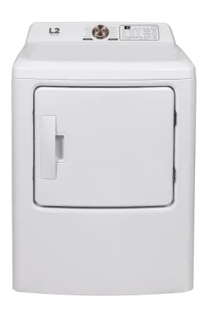 L2 White Electric Dryer (6.7Cu.Ft) - LE43A3AWW