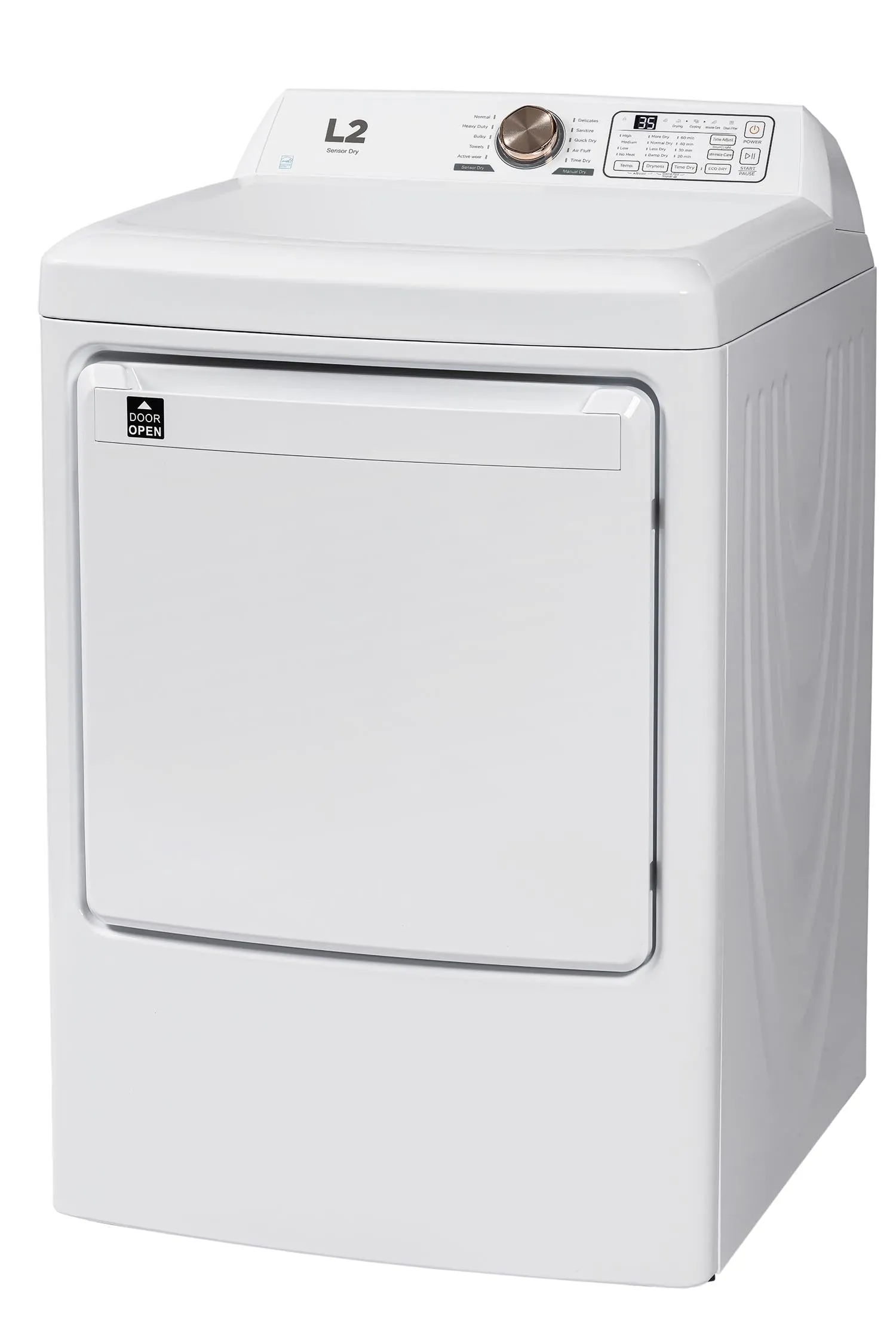 L2 White Electric Dryer (7.5Cu.Ft)- LE52N1BWWC