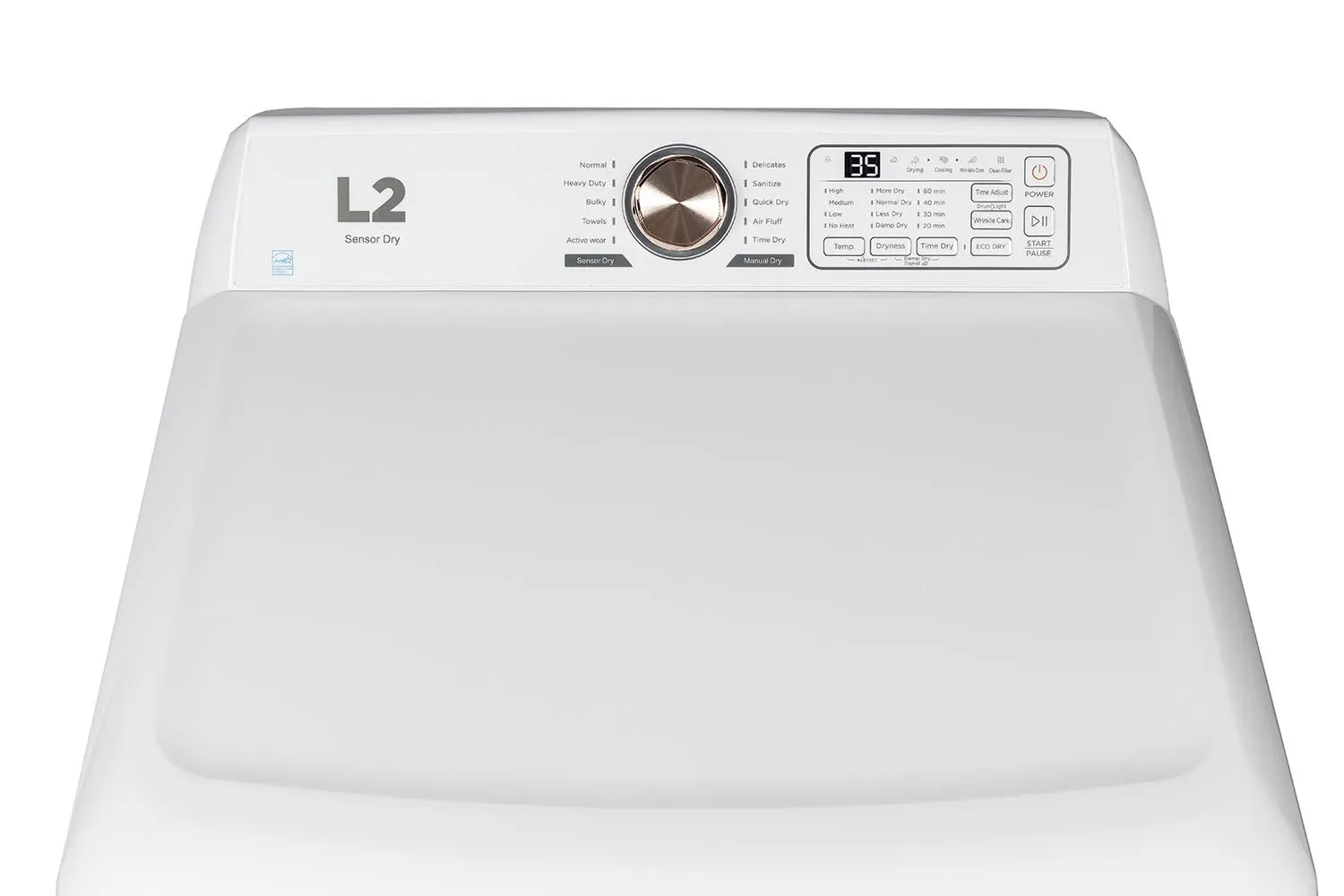 L2 White Electric Dryer (7.5Cu.Ft)- LE52N1BWWC