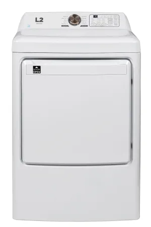 L2 White Electric Dryer (7.5Cu.Ft)- LE52N1BWWC