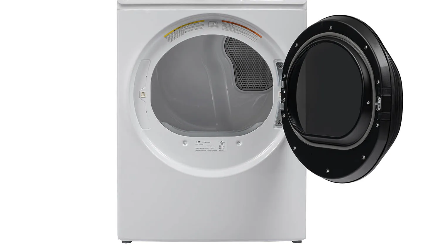 L2 White Electric Dryer with French Display (8.0Cu.Ft) - LE52N3AWWFR