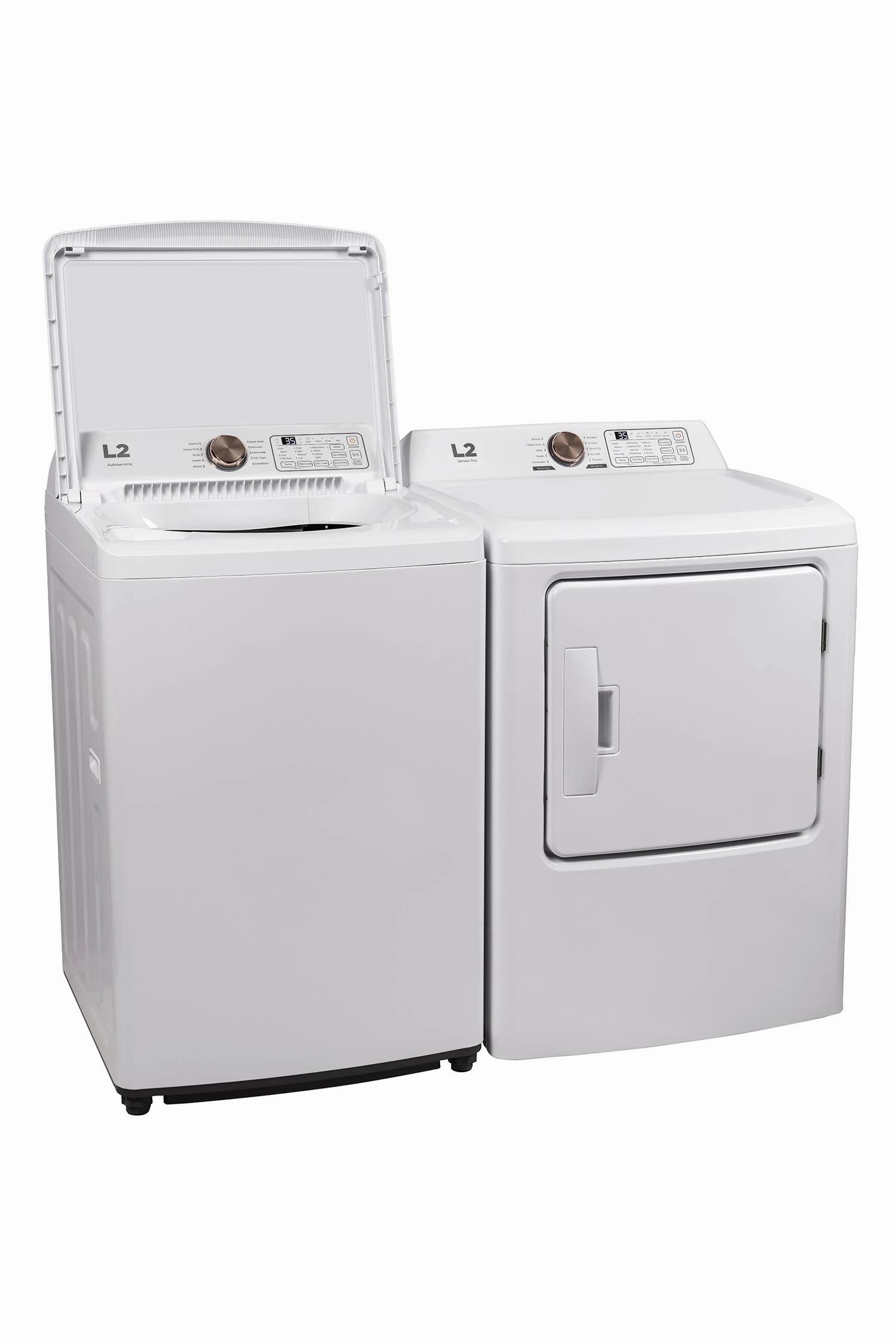 L2 White Electric Dryer (6.7Cu.Ft) - LE43A3AWW