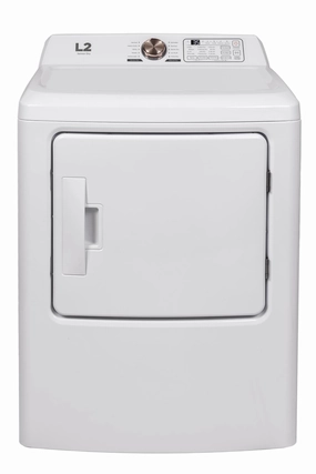L2 White Electric Dryer (6.7Cu.Ft) - LE43A3AWW
