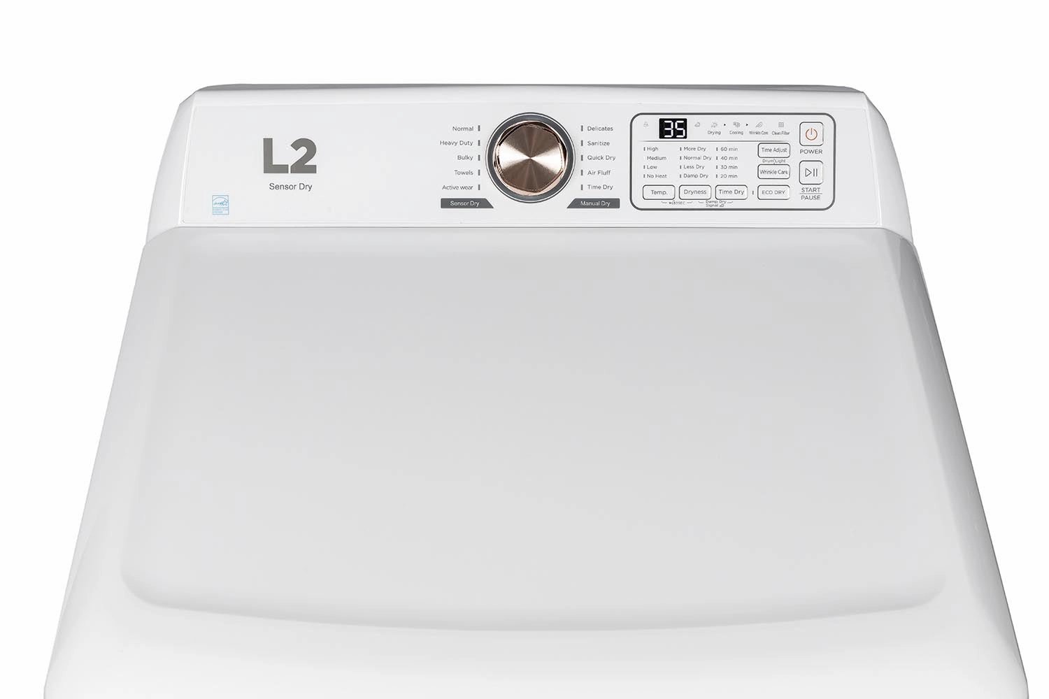L2 White Electric Dryer (7.5Cu.Ft)- LE52N1BWWC