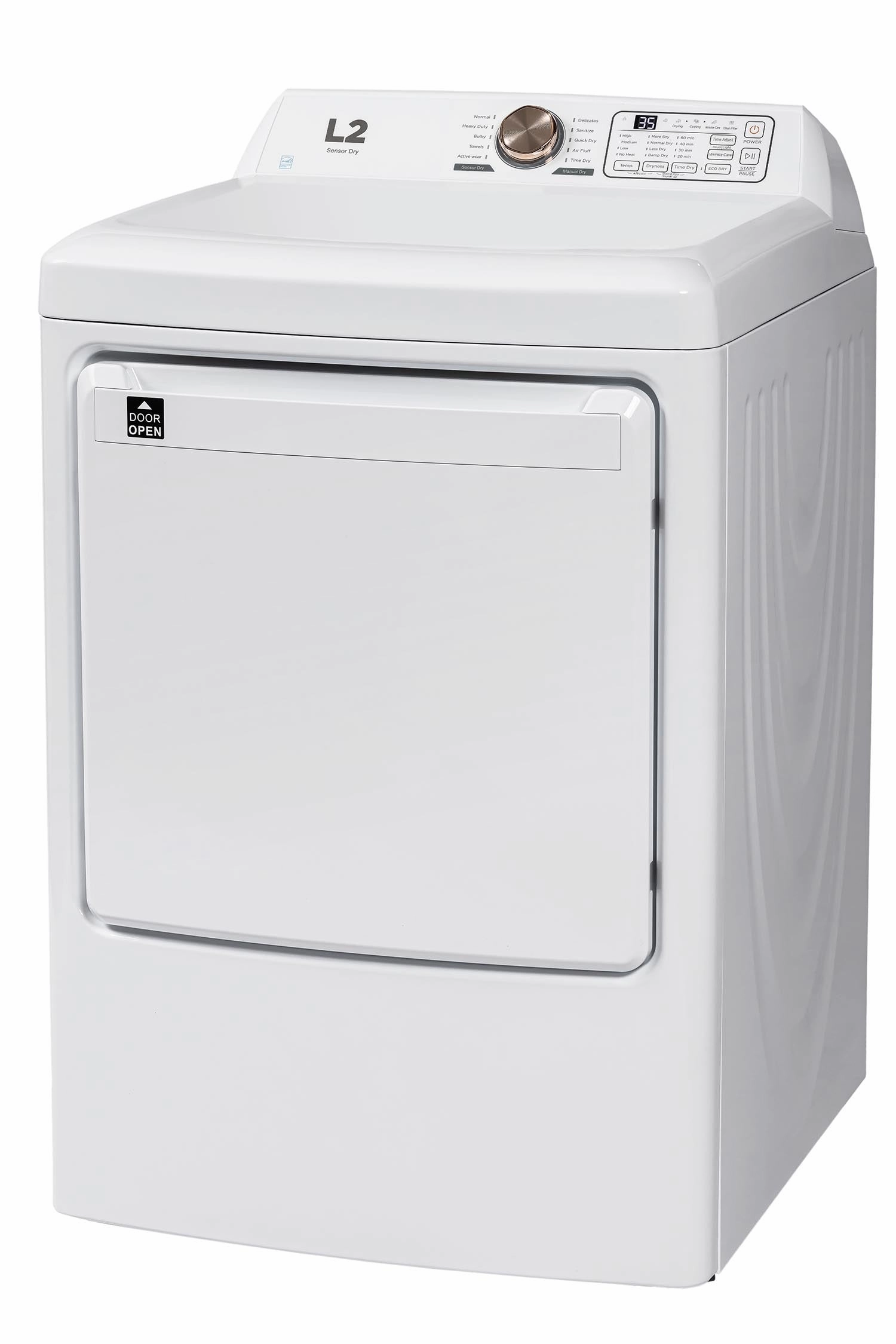 L2 White Electric Dryer (7.5Cu.Ft)- LE52N1BWWC