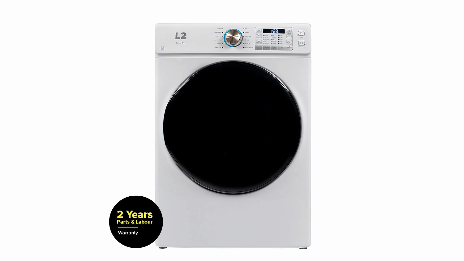 L2 White Electric Dryer (8.0Cu.Ft) - LE52N3AWW