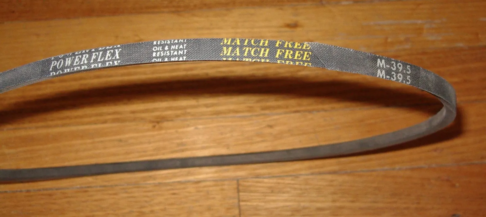 Late Hoover Twin Tub Compatible Pulsator Drive Belt - Part # TBVPM039.5, M39.5