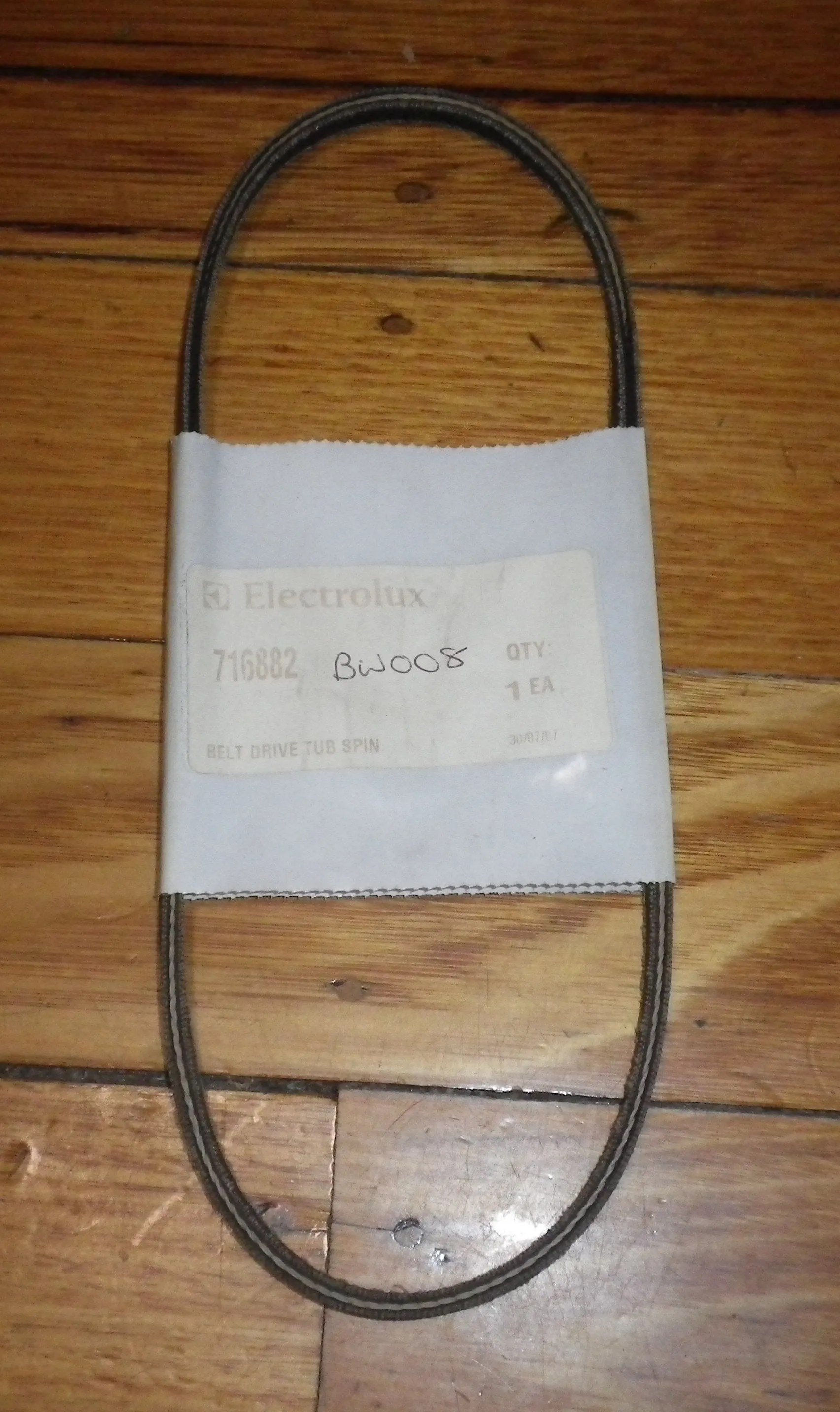 Late Model Hoover Twin Tub Genuine Spinner Drive Belt - Part # 716882