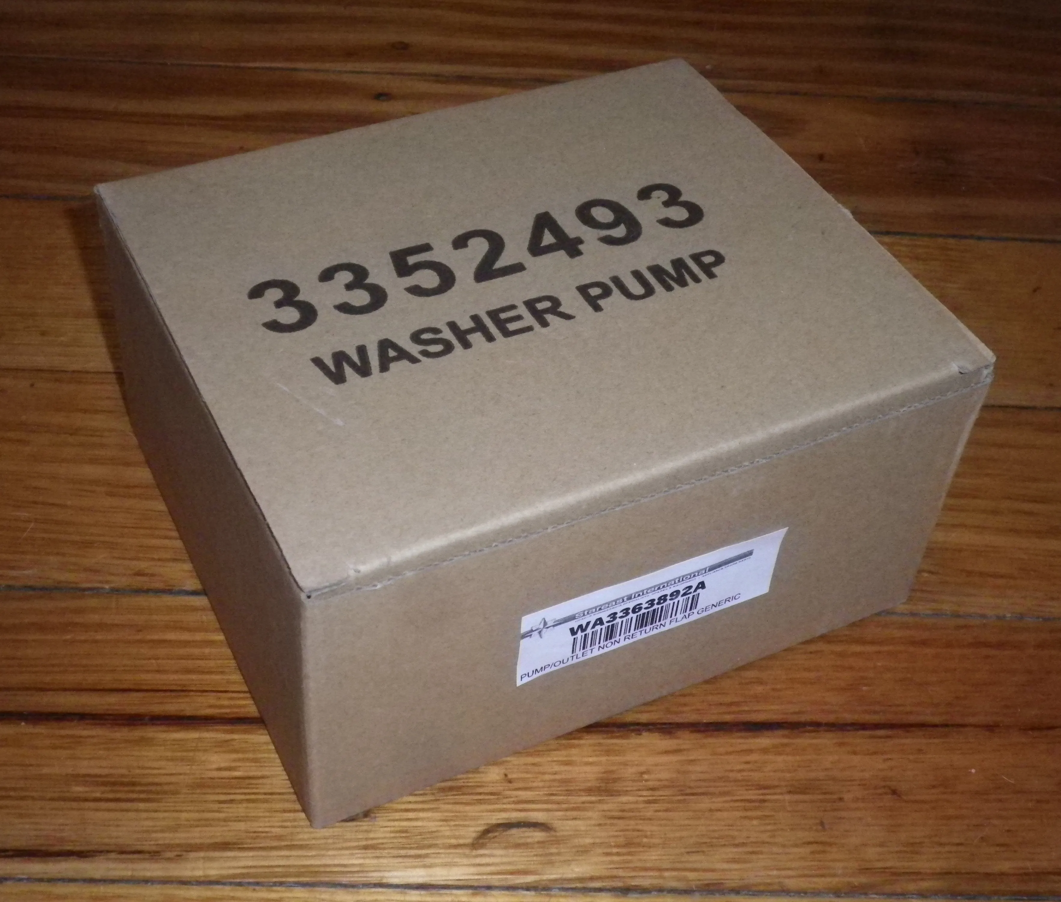 Late Model Whirlpool Plastic Drain Pump with Large Outlet - Part # WA3363892A, LP121