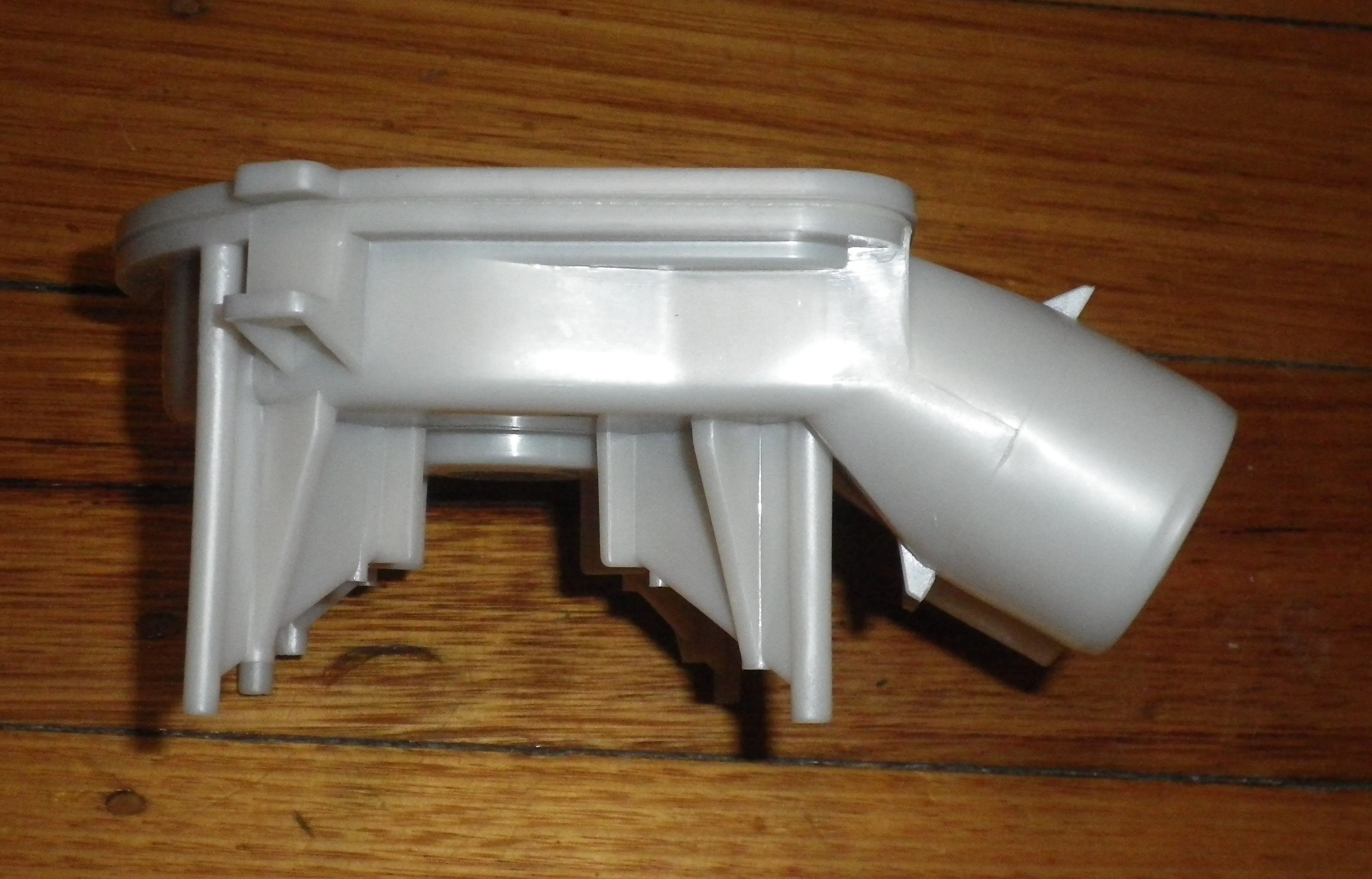 Late Model Whirlpool Plastic Drain Pump with Large Outlet - Part # WA3363892A, LP121