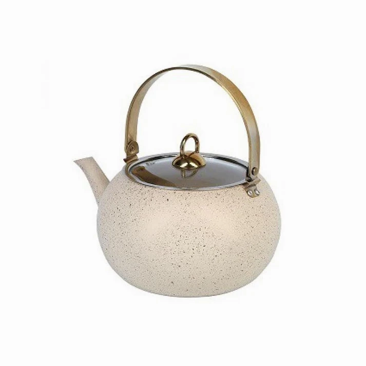 Leydi 3Lt Teapot with 4 Piece Coffee Pot Set Cream