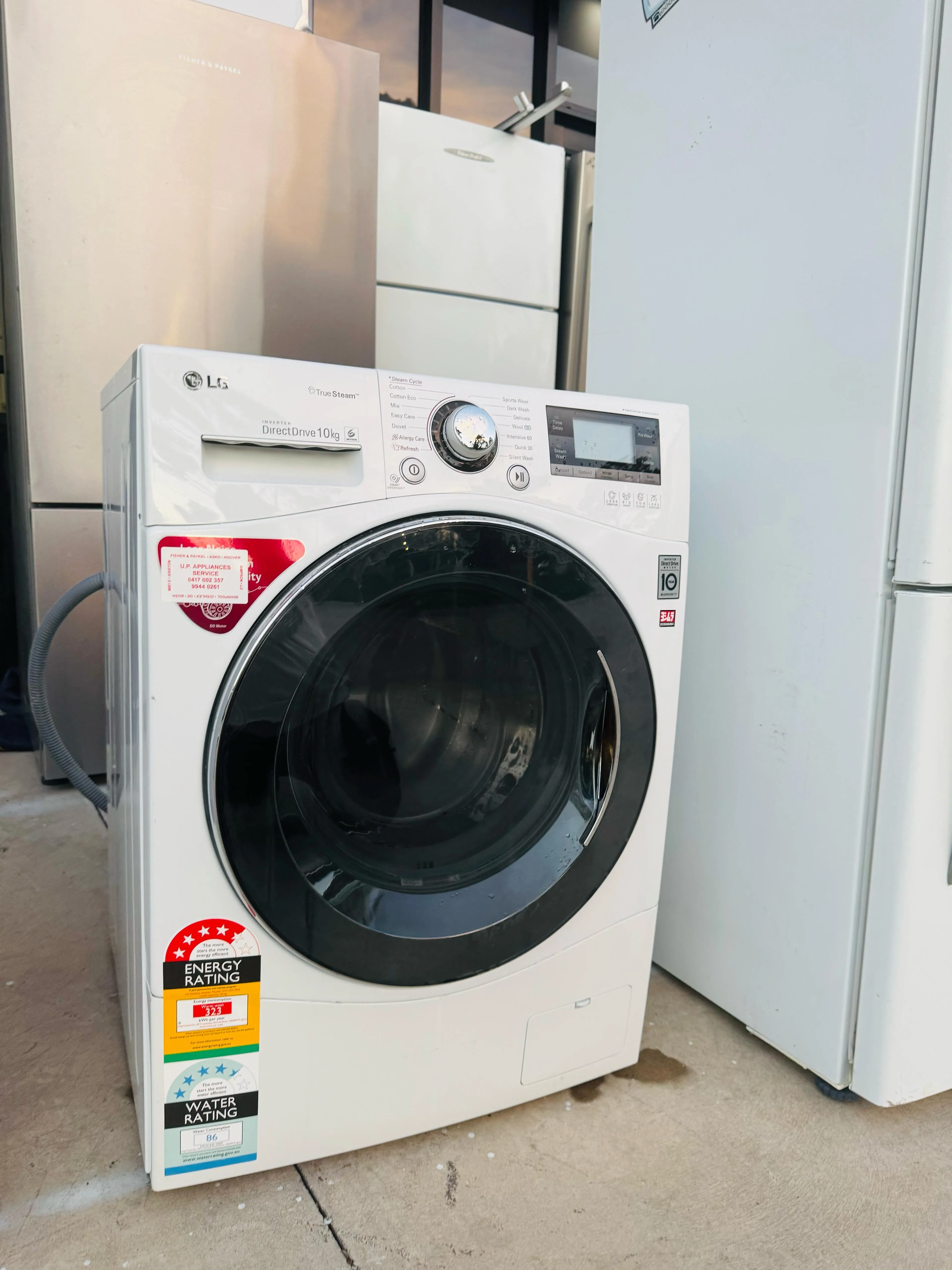 **LG 10 KGS FRONT LOADER WASHING MACHINE**