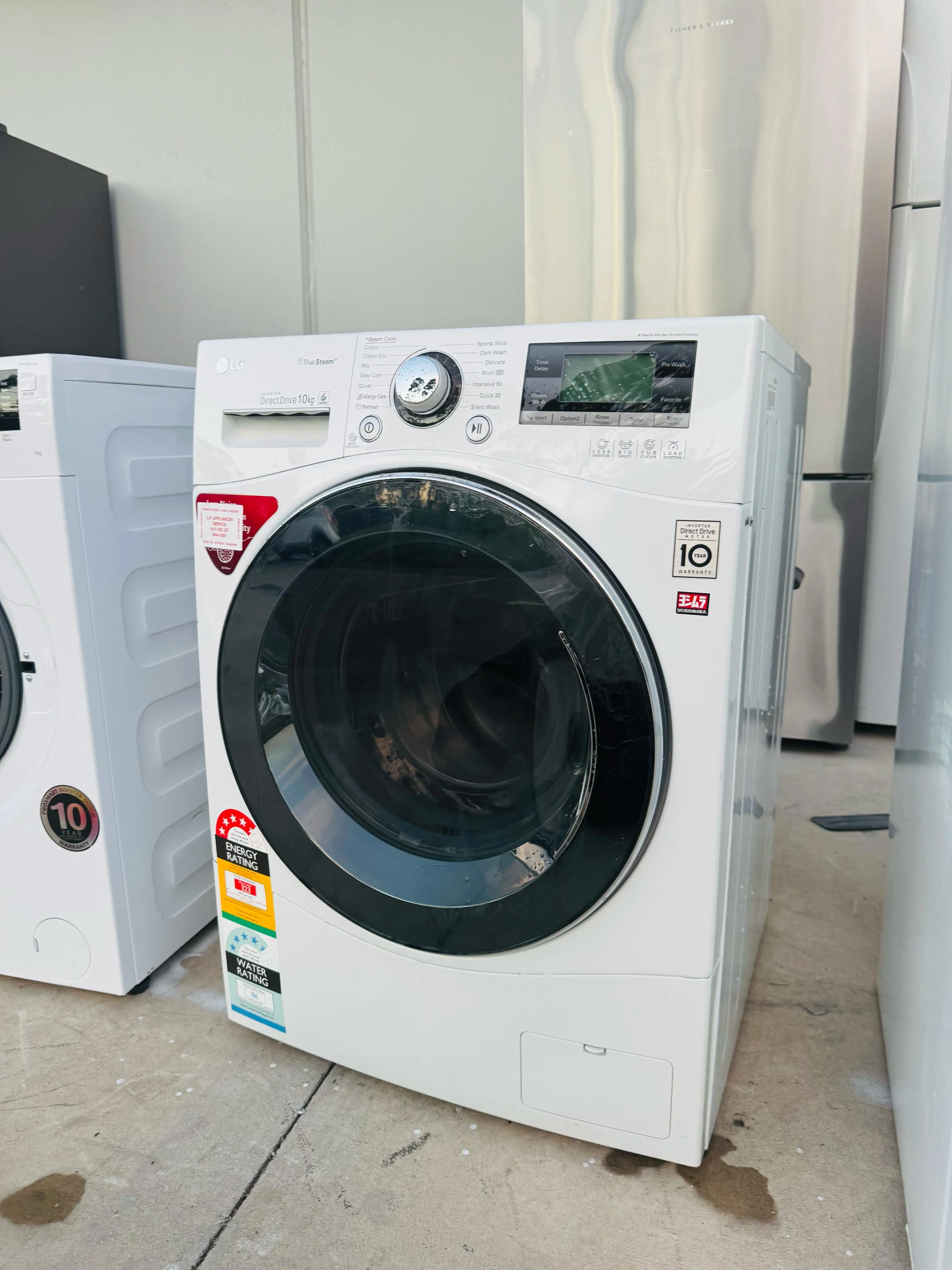 **LG 10 KGS FRONT LOADER WASHING MACHINE**