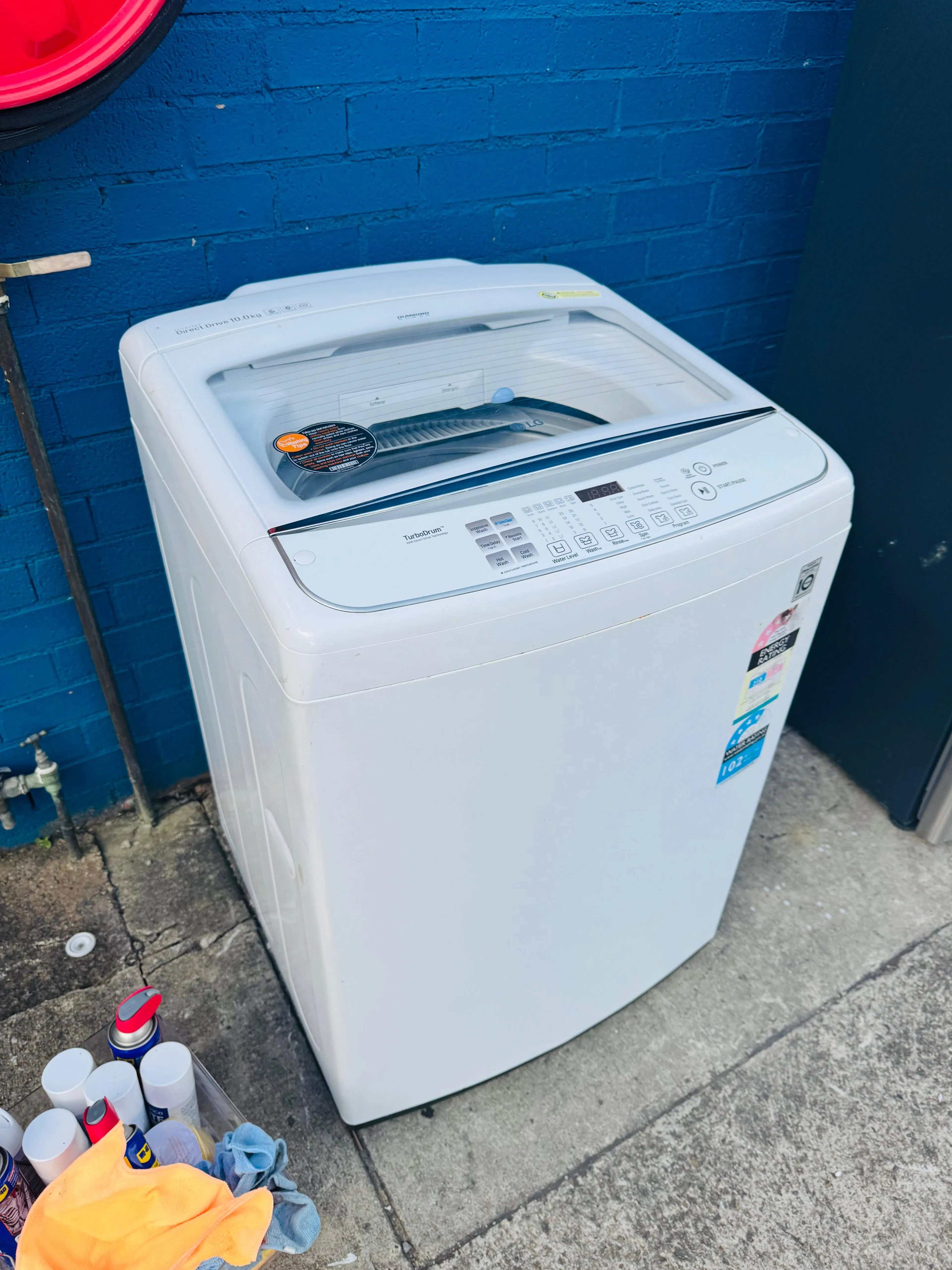 **LG 10 KGS TOP LOADER WASHING MACHINE**