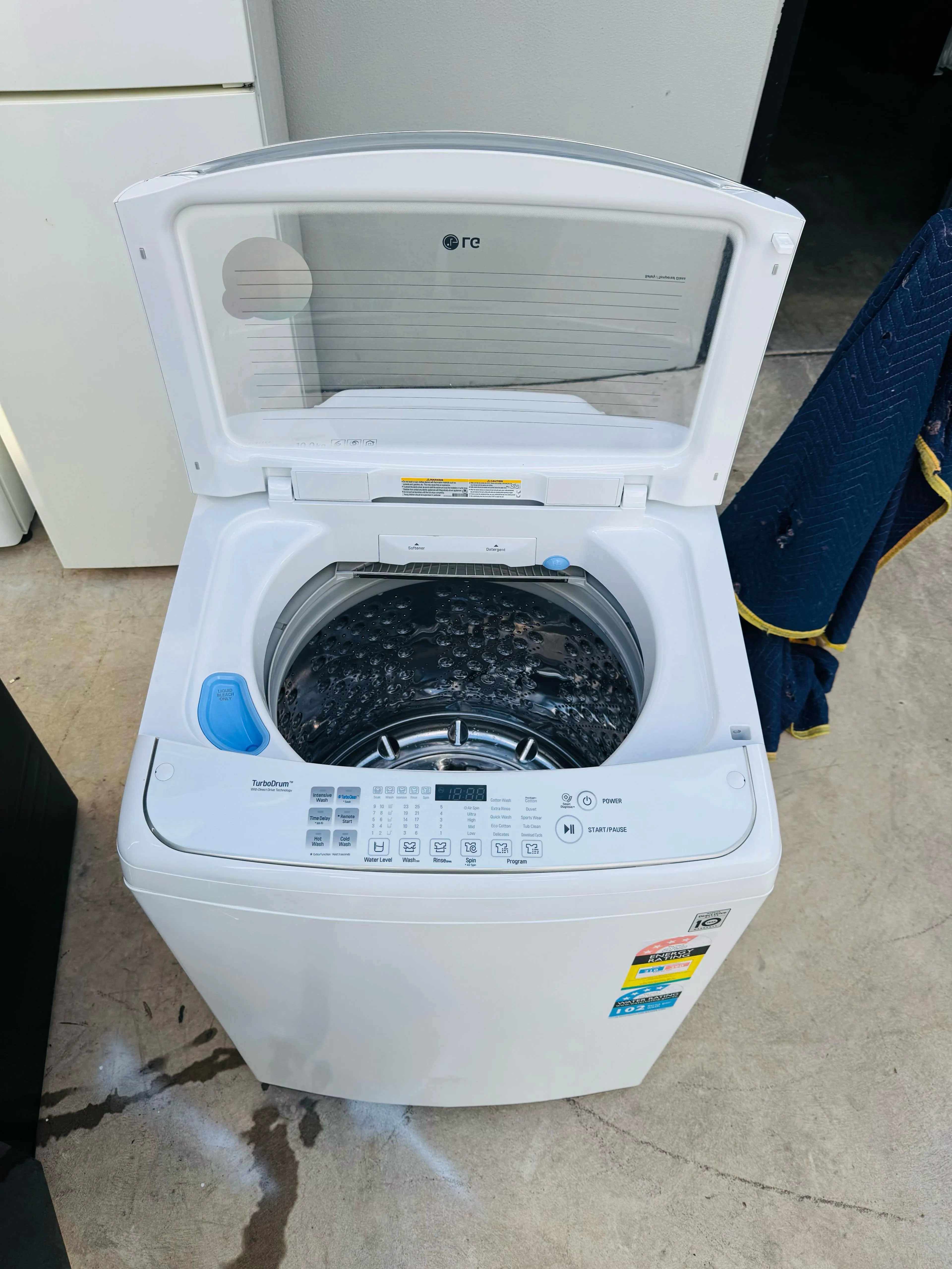 **LG 10 KGS TOP LOADER WASHING MACHINE**