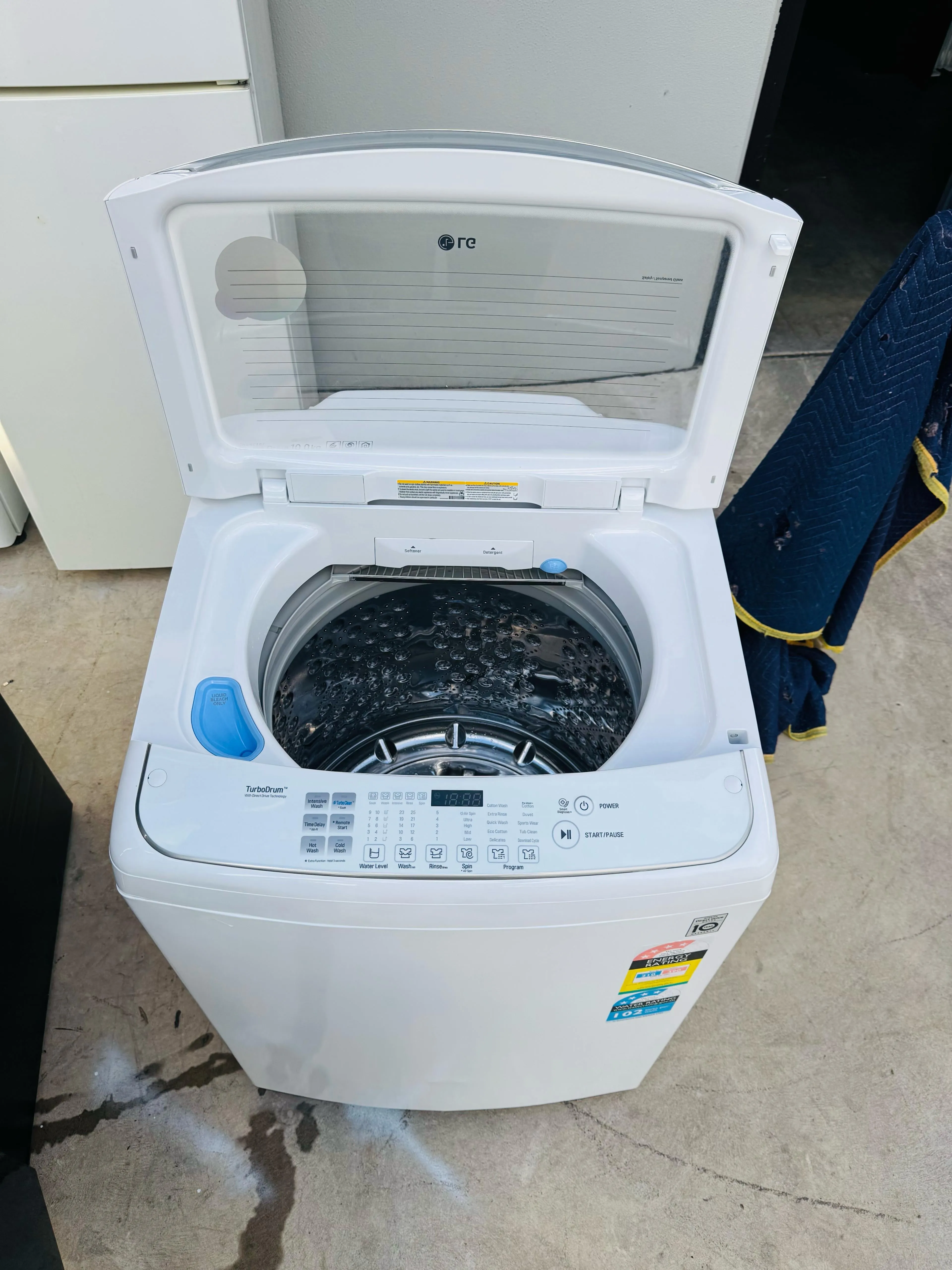 **LG 10 KGS TOP LOADER WASHING MACHINE**