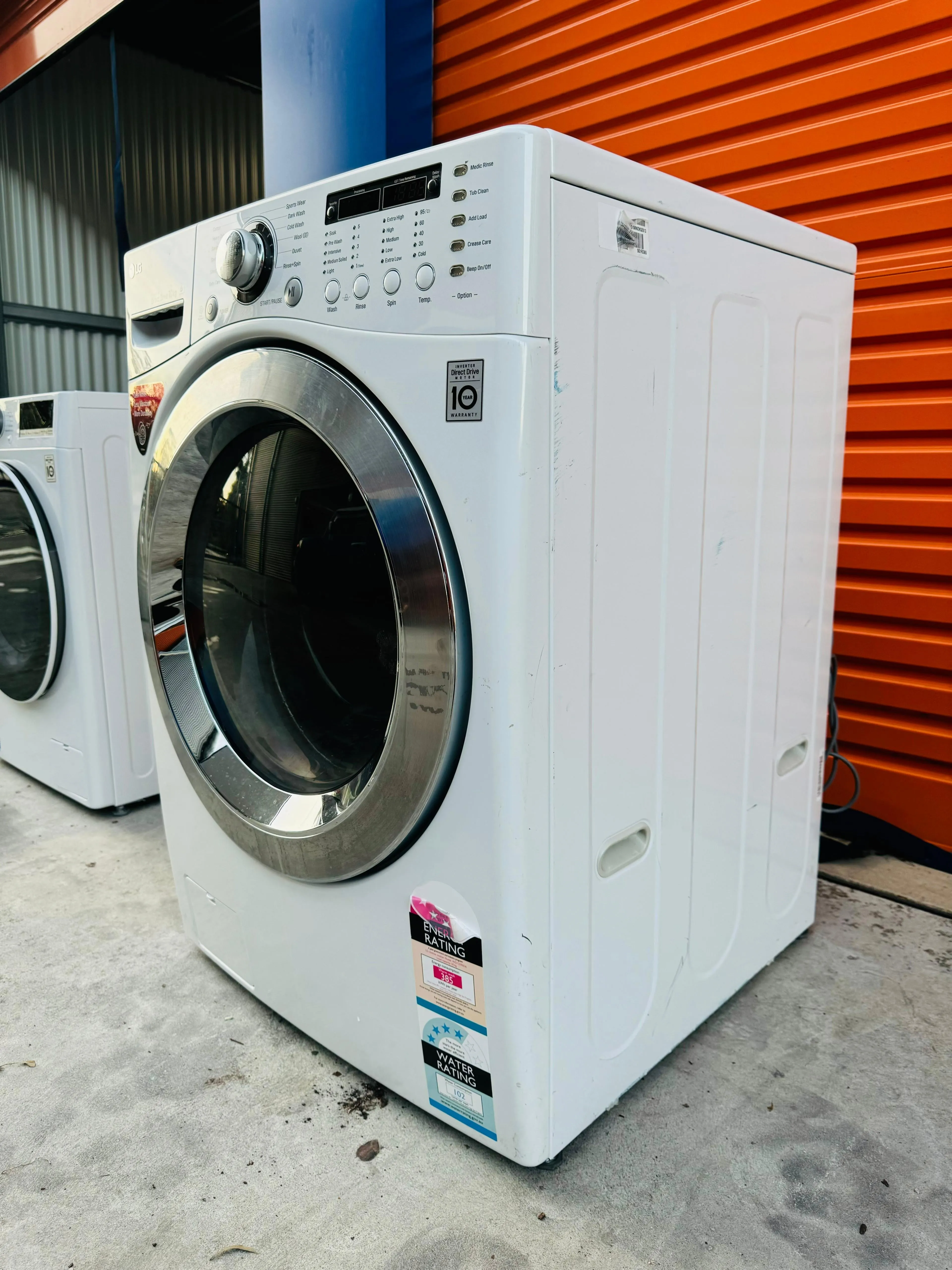 **LG 10KGS FRONT LOADER HEAVY DUTY WASHING MACHINE**