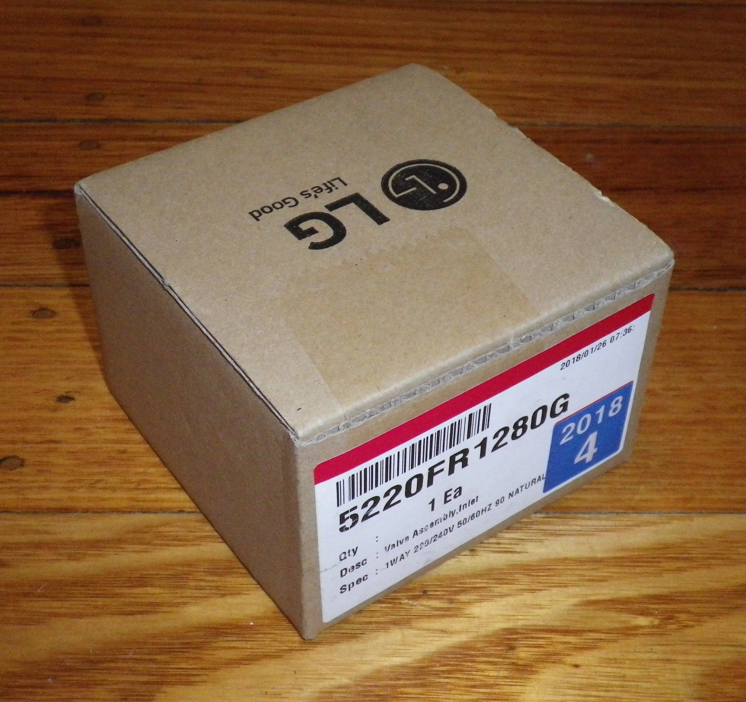 LG 10mm Straight Through Single Hot Inlet Valve - Part # 5220FR1280G