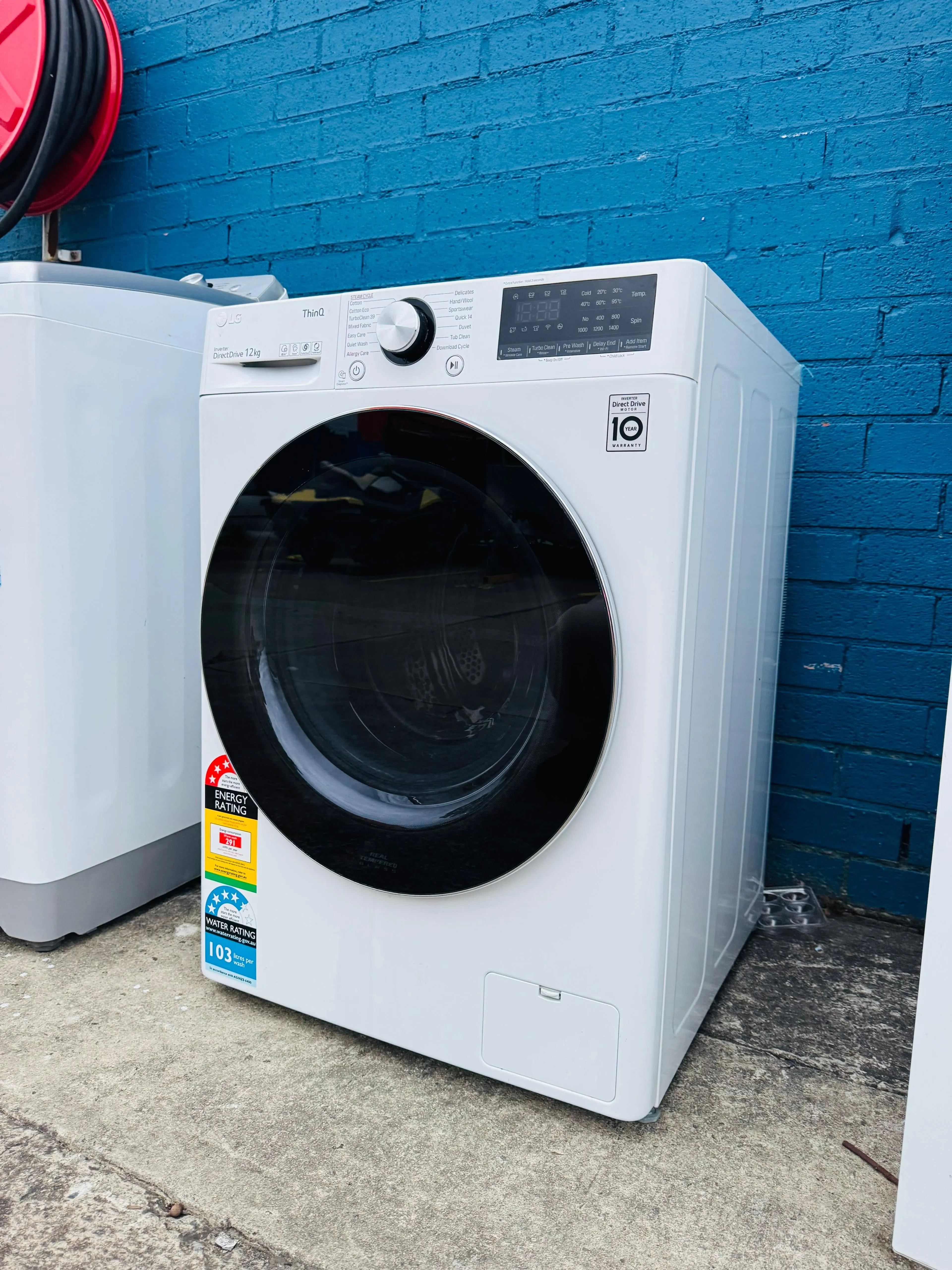 **LG 12KGS FRONT LOADER WASHING MACHINE**