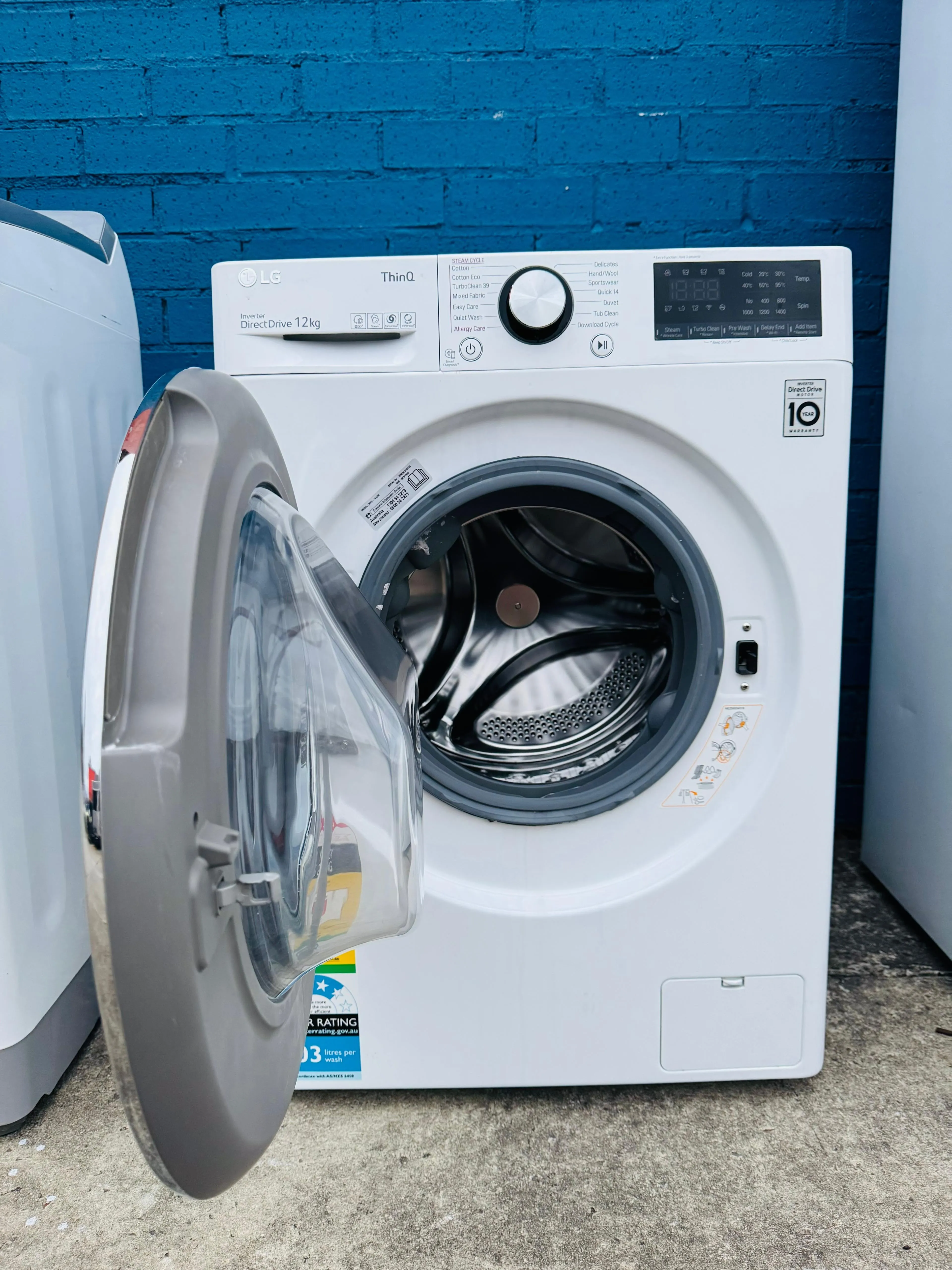 **LG 12KGS FRONT LOADER WASHING MACHINE**