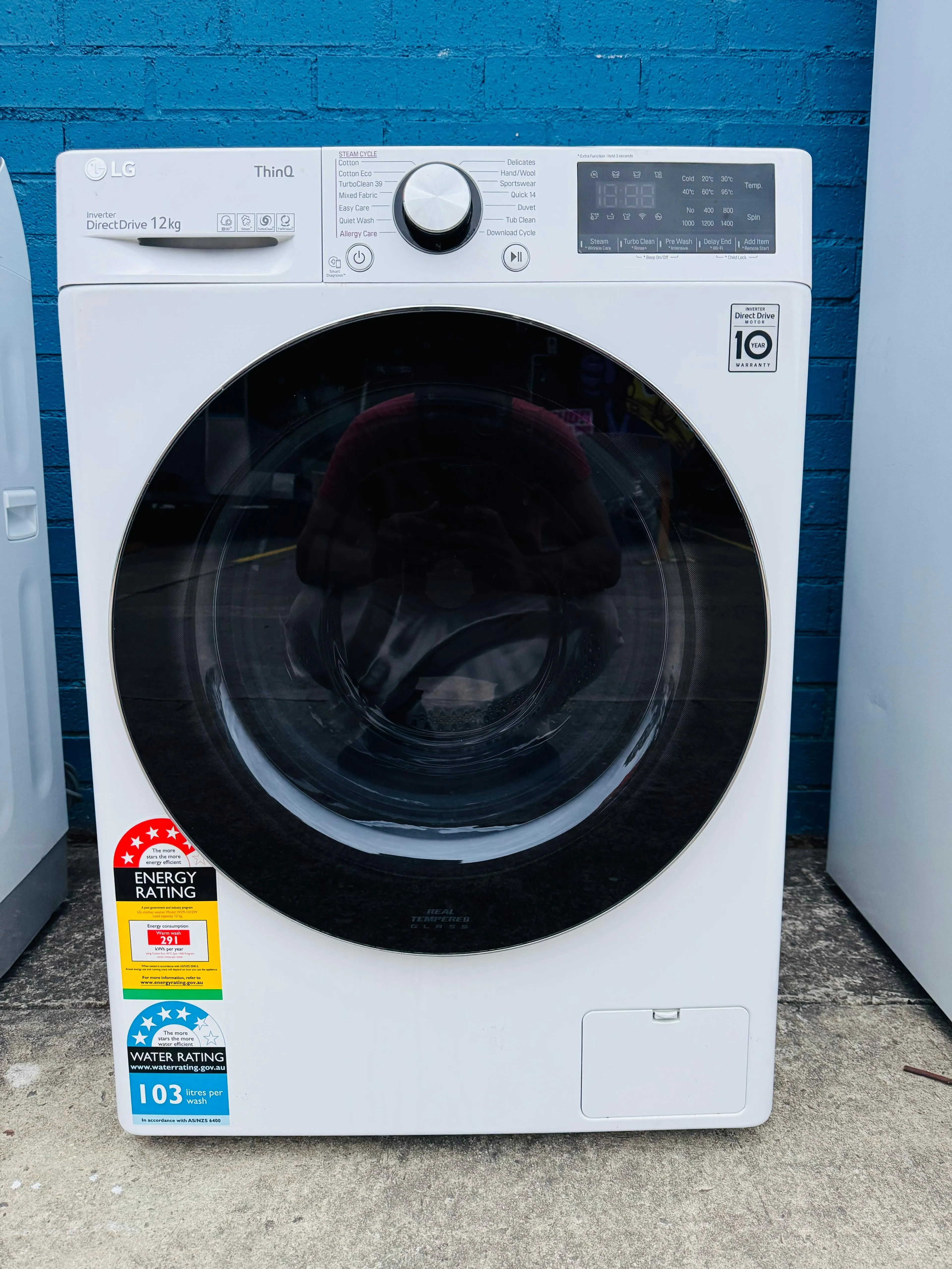 **LG 12KGS FRONT LOADER WASHING MACHINE**