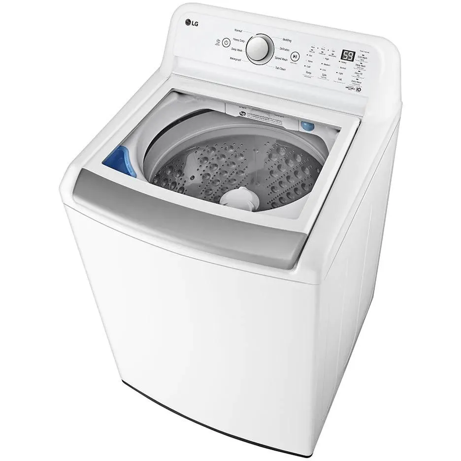 LG 5.6 cu. ft. Top Loading Washer with 4-Way Agitator and TurboDrum Technology WT7155CW
